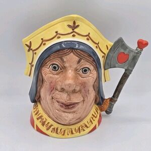 Royal Doulton The Red Queen D 6859 Toby Mug‎ Jug 7 inch Vintage 1987